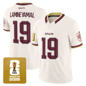 Men's Spain 2026 World Cup Vapor Football Jersey - All Stitched