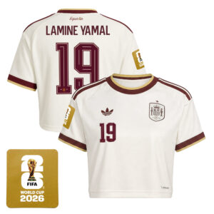Women's Spain 2026 World Cup Crop Top Jersey