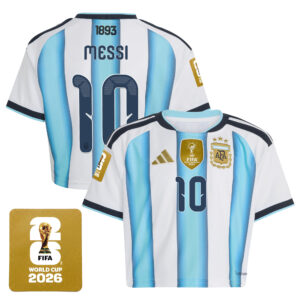 Women's Argentina 2026 World Cup Crop Top Jersey