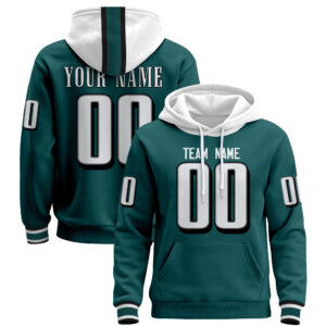Midnight Green Custom Pullover Hoodie