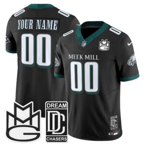 Philadelphia Eagles x Meek Mill Vapor Limited Custom Jersey - All Stitched