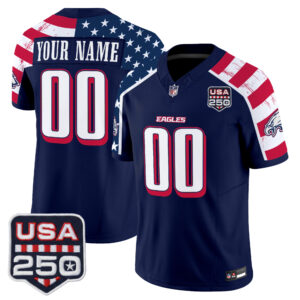 Philadelphia Eagles "America 250 Edition" Vapor Limited Custom Jersey V2 - Stitched