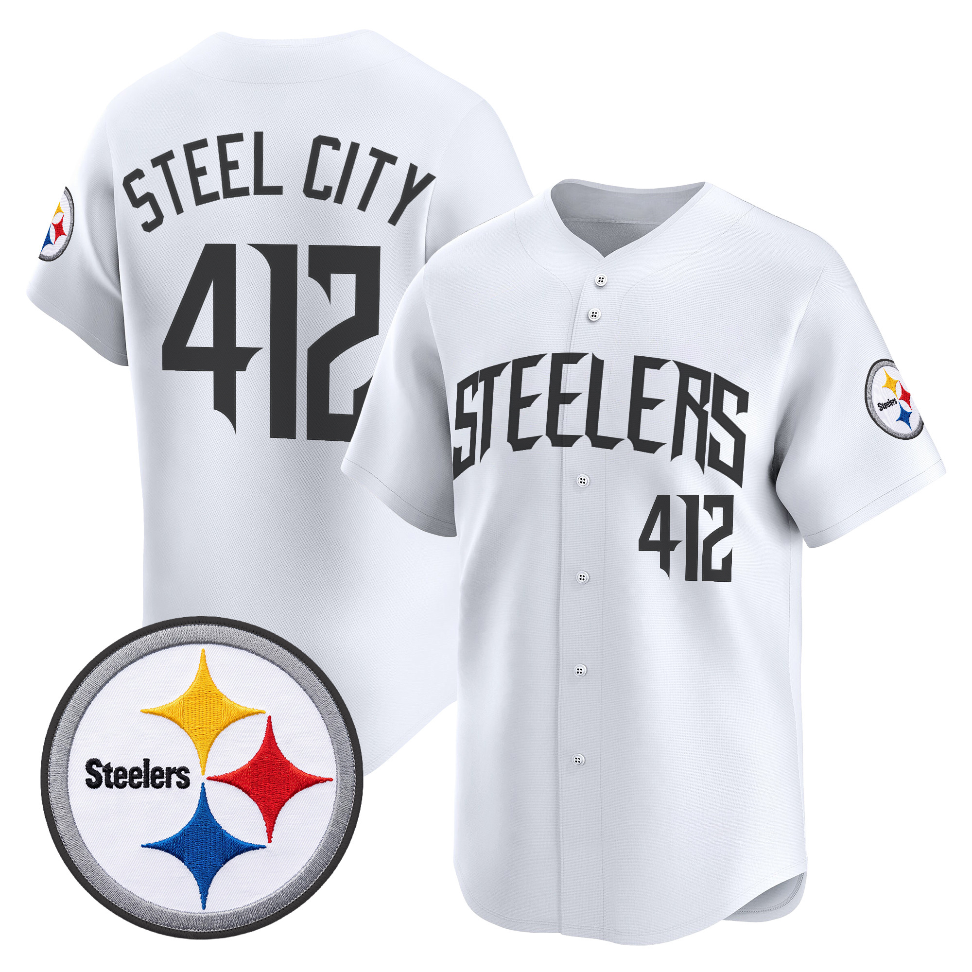 Men's Pittsburgh Steelers 2026 Vapor Baseball Jersey - All Stitched - Image 24