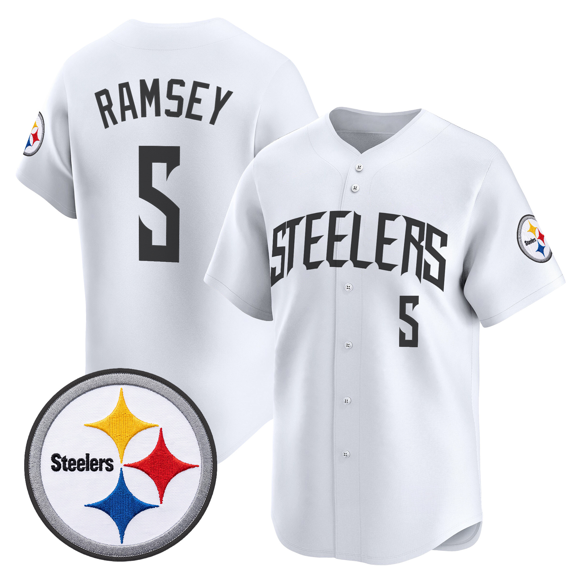 Men's Pittsburgh Steelers 2026 Vapor Baseball Jersey - All Stitched - Image 30