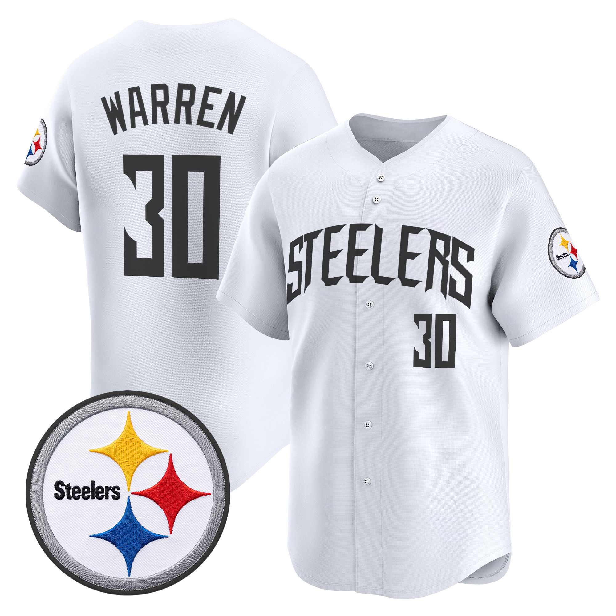 Men's Pittsburgh Steelers 2026 Vapor Baseball Jersey - All Stitched - Image 25