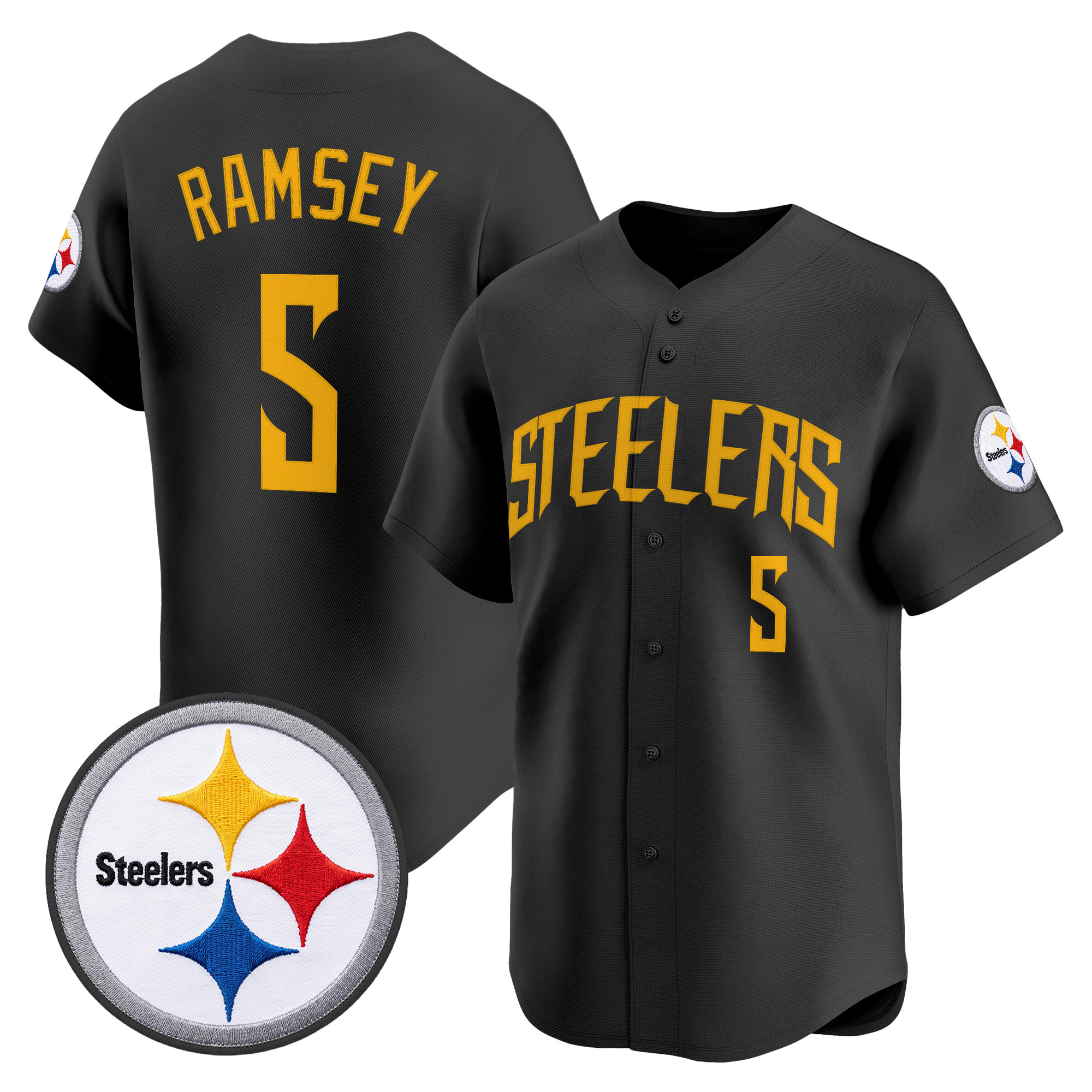 Men's Pittsburgh Steelers 2026 Vapor Baseball Jersey - All Stitched - Image 8