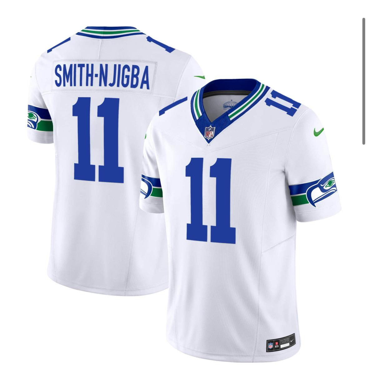 Smith-Njigba Seattle Seahawks Vapor Limited Jersey - Stitched